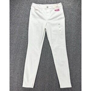 SO Womens Ultimate Jegging Size 9 White High Rise Skinny Stretch Jeans NWT